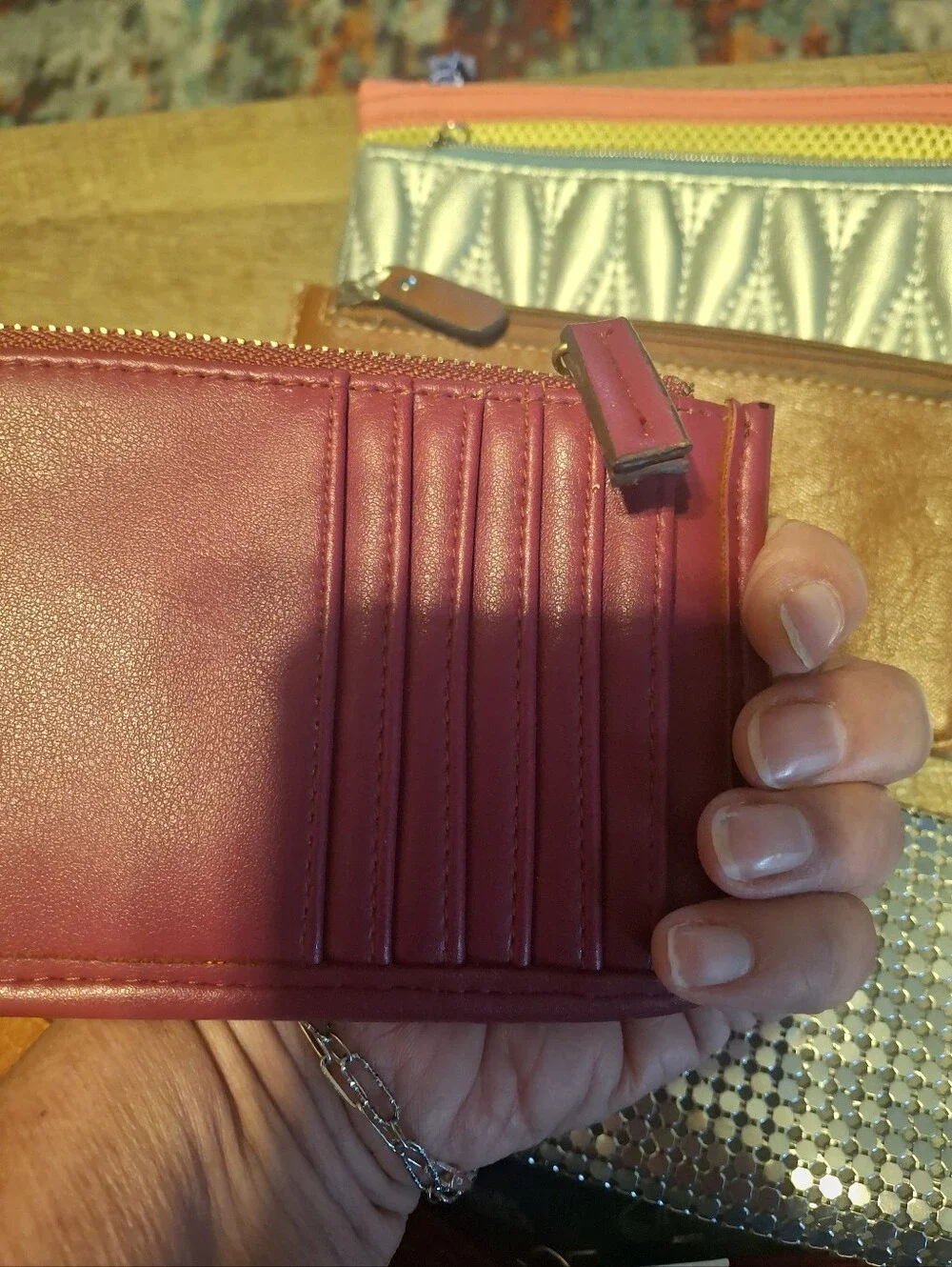 12 Mixed Color Women’s Wristlet and Clutch Collection - Multi